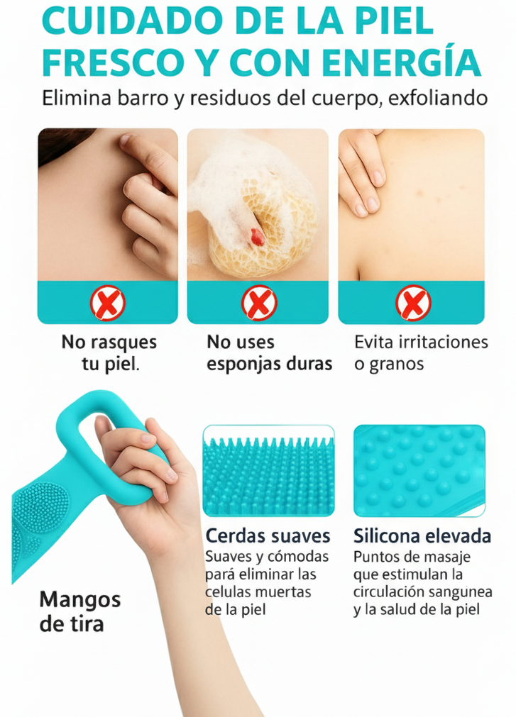 Toalla Exfoliante de Silicona | ExfoSil®