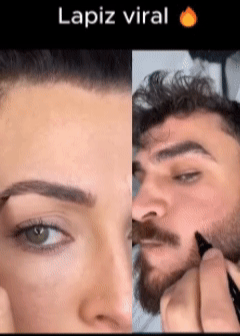 Fine Sketch Pro – Lápiz 2 en 1 para Cejas y Barba