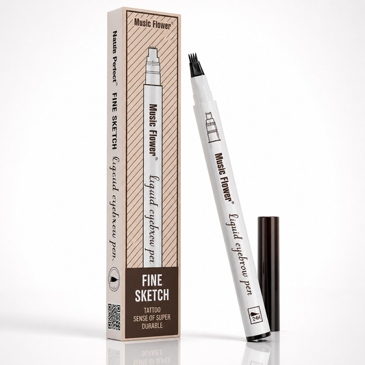 Fine Sketch Pro – Lápiz 2 en 1 para Cejas y Barba